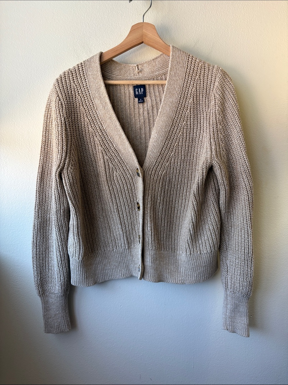Gap Tan Cardigan Size Small